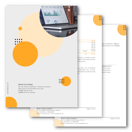 Modelo de Proposta<br>de Marketing