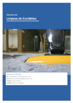 Modelos de Proposta - Modelo de Proposta<br>de Limpeza de Escritórios