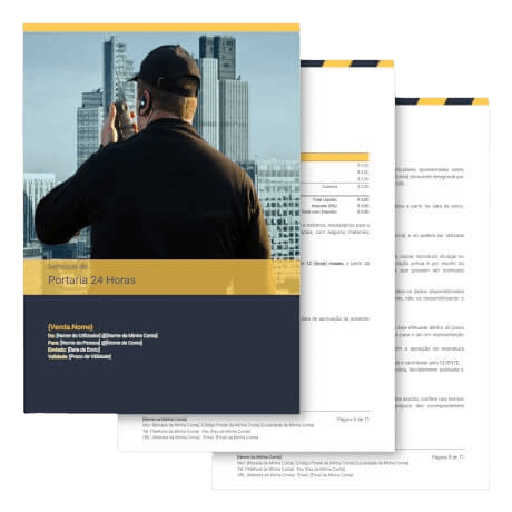 Modelo de Proposta<br>de Portaria 24 Horas