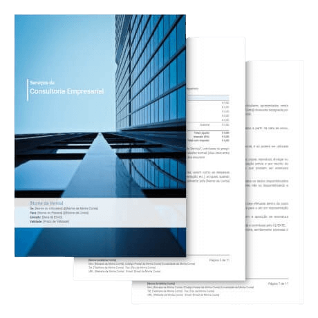 Modelo de Proposta<br>de Consultoria Empresarial