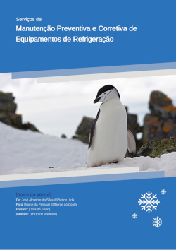 Modelos de Proposta - Modelo de Proposta<br>de Equipamentos de Refrigeração