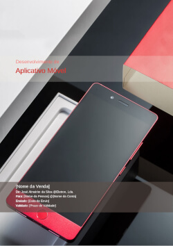 Modelos de Proposta - Modelo de Proposta<br>de Aplicativo Móvel