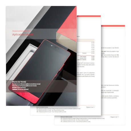 Modelo de Proposta<br>de Aplicativo Móvel