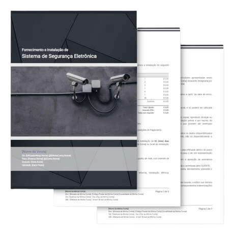 Modelo de Proposta<br>de Segurança Eletrônica